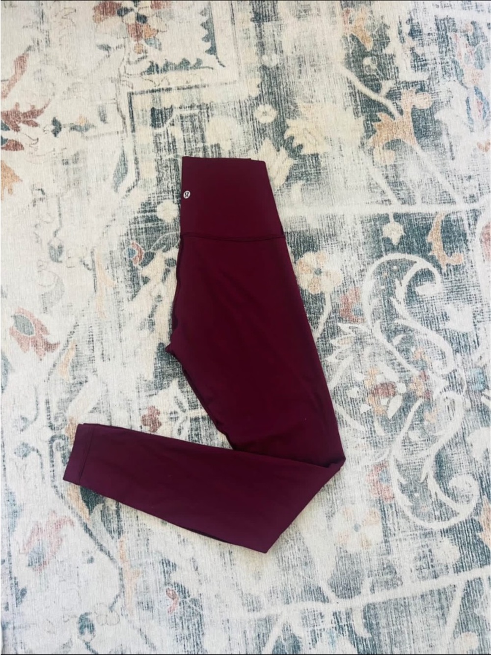 lululemon athletica Burgundy High-Rise Leggings